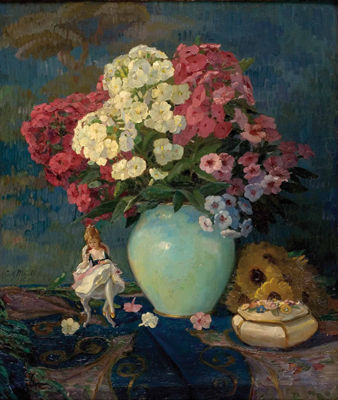 Sample artwork by Fritz Muller-Schwaben (1879 - 1957), known for painting, bavarian landscapes, hunting scenes, floral motifs - View similar artists and auction records