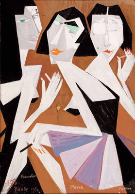"Drei Pariser Damen: Francoise, Pierre, Ivonne" by Karl Hren - Auction record, sale price, and art valuation. Compare with similar artists and explore comparable artworks.