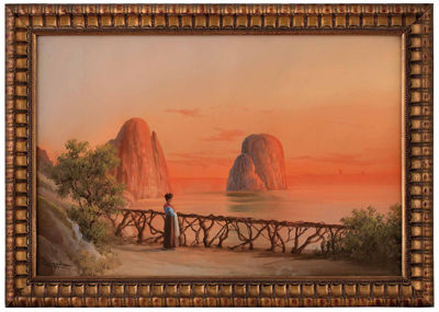 "Blick auf die Faraglioni" by Antonio Coppola - Auction record, sale price, and art valuation. Compare with similar artists and explore comparable artworks.