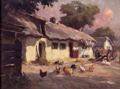 Sample artwork by Janos Rakosi-Uitz (1887 - 1972), known for painting - View similar artists and auction records