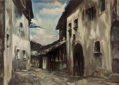 "Dorfstraße in Tirol" by Johannes Hepperger - Auction record, sale price, and art valuation. Compare with similar artists and explore comparable artworks.