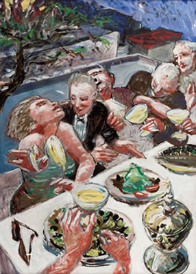 Sample artwork by Franz Molk (Born 1947), known for painting - View similar artists and auction records