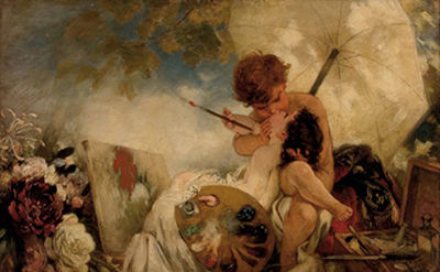 "Der Kuss für die Malerei" by Wilhelm Simmler - Auction record, sale price, and art valuation. Compare with similar artists and explore comparable artworks.