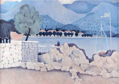Griechische Landschaft (Agios Nikolaos)