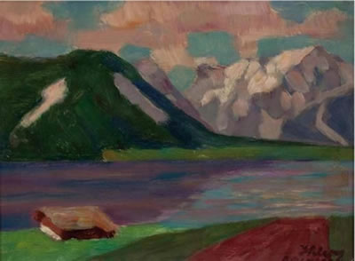 Frühling am Achensee by Carl Ihler - Auction record, sale price, and art valuation. Compare with similar artists and explore comparable artworks.