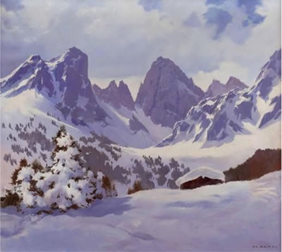 Sample artwork by Oswald Rampl (1911 - 1991), known for paintings - View similar artists and auction records