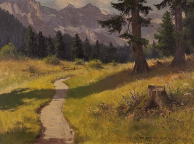 "Der Dachstein von der Flachau"