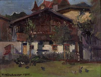 "Bauernhaus mit Hühnerhof"
