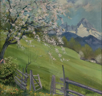 "Bergfrühling" by Anton Reinbold - Auction record, sale price, and art valuation. Compare with similar artists and explore comparable artworks.