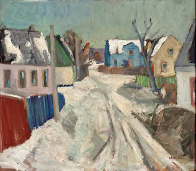 "Winterliches Dorf"