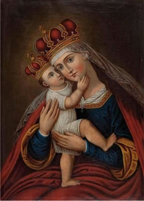 Gnadenbild Maria Hilf