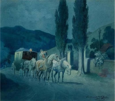 Sample artwork by Ferdinand Karl Gold (1882 - 1981), known for animalist painting, graphic art, illustration - View similar artists and auction records