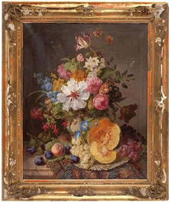 Blumen- und Obst-Stillleben