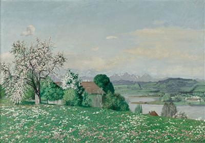 "Frühling in Oberbayern by Philipp Graf - Auction record, sale price, and art valuation. Compare with similar artists and explore comparable artworks.