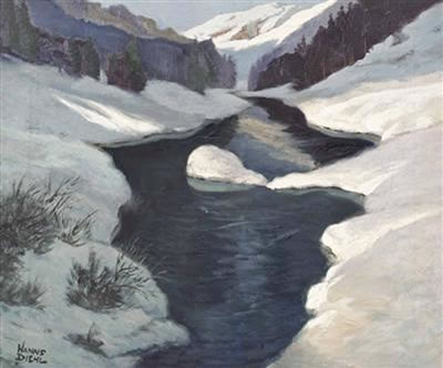Sample artwork by Hans Diehl (1877 - 1946), known for painting - View similar artists and auction records