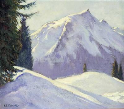 Winterlandschaft, Schafrügg bei Arosa
