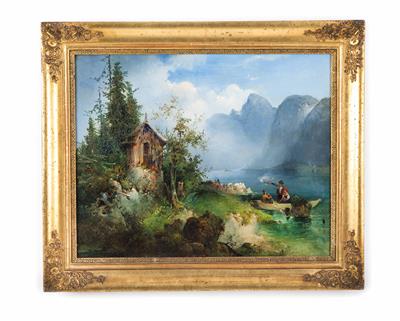 "Echoschießen in der Obertraunbucht am Hallstättersee"