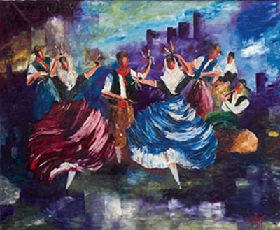 Jota de Sant Joan by Manuel Rojas - Auction record, sale price, and art valuation. Compare with similar artists and explore comparable artworks.