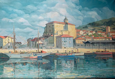 Sample artwork by Jesus Apellaniz (1898 - 1969), known for painting - View similar artists and auction records