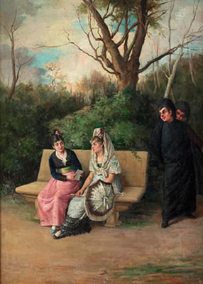 En el parque by Jose Maria Alarcon Y Caceres - Auction record, sale price, and art valuation. Compare with similar artists and explore comparable artworks.