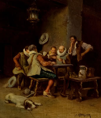 Sample artwork by Jose Meseguer (1900 - 1957), known for painting - View similar artists and auction records