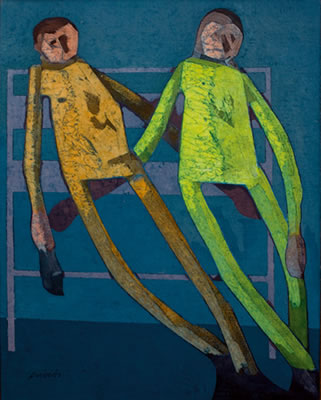 "Sala de espera" by Antonio Quiros - Auction record, sale price, and art valuation. Compare with similar artists and explore comparable artworks.