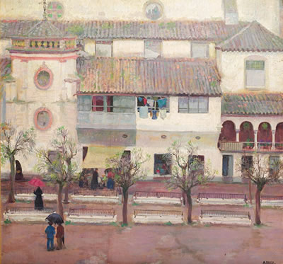 Escena de calle andaluza by Alfonso Grosso - Auction record, sale price, and art valuation. Compare with similar artists and explore comparable artworks.