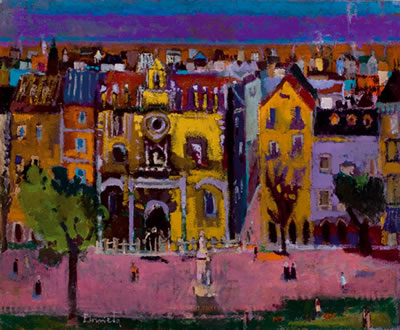 Vista urbana by Belen Jove - Auction record, sale price, and art valuation. Compare with similar artists and explore comparable artworks.
