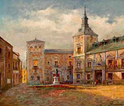 Plaza de la Villa, Madrid by Jose Suarez Gomez - Auction record, sale price, and art valuation. Compare with similar artists and explore comparable artworks.