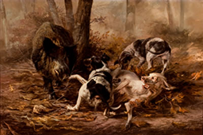 Sample artwork by Léon Frias (Born 1946), known for painting - View similar artists and auction records