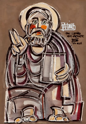 "Apostol Santiago". by Antonio Garcia Patino - Auction record, sale price, and art valuation. Compare with similar artists and explore comparable artworks.