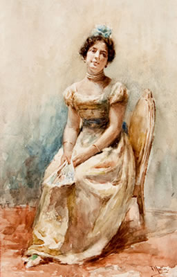 "Dama con abanico". by Tomas Martin Rebollo - Auction record, sale price, and art valuation. Compare with similar artists and explore comparable artworks.