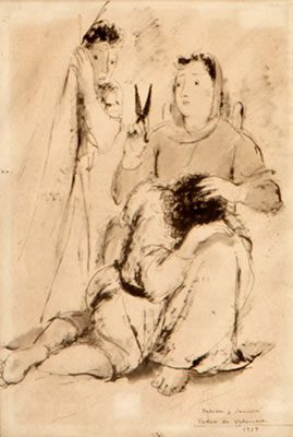 "Dalila y Samsón".