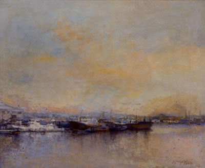 "Paisaje fluvial".
