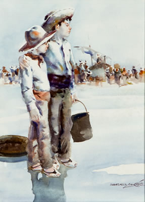 Niños en la playa