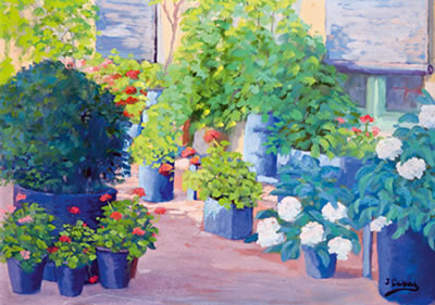 Macetas en el patio by Jose Cubas Martin - Auction record, sale price, and art valuation. Compare with similar artists and explore comparable artworks.
