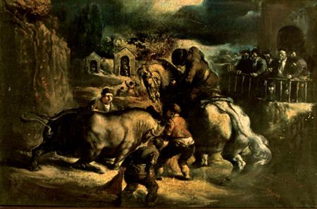 Corrida en la venta