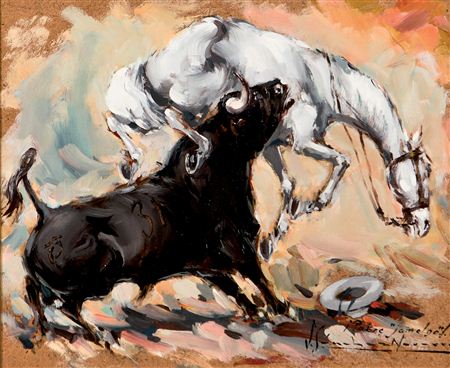 Pobre jamelgo by Vicente Sanchez Navarro - Auction record, sale price, and art valuation. Compare with similar artists and explore comparable artworks.