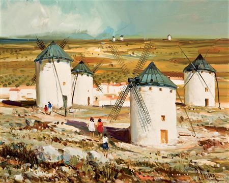 Campo de Criptana (C. Real) by Rafael Fuster Insa - Auction record, sale price, and art valuation. Compare with similar artists and explore comparable artworks.