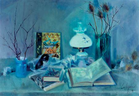 Sample artwork by Jose Luis Moran (Born 1924), known for painting - View similar artists and auction records
