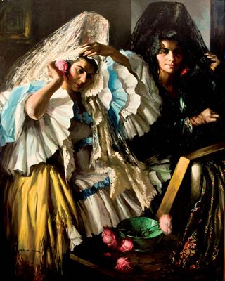 Sample artwork by Emilio Molina Nunez (1918 - 1971), known for painting - View similar artists and auction records
