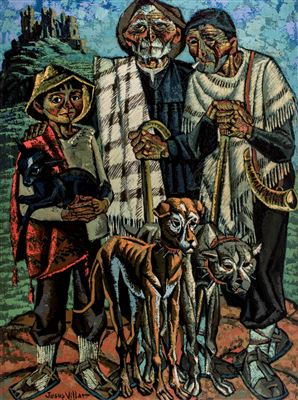 Familia de campesinos