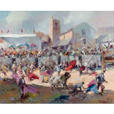 "Capea elegante" by Luis Garcia Campos - Auction record, sale price, and art valuation. Compare with similar artists and explore comparable artworks.