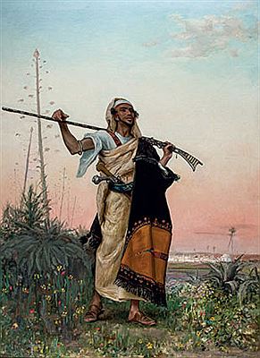 "Árabe con espingarda"