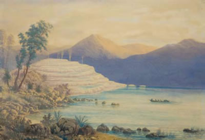 The White Terraces by Tom Peerless - Auction record, sale price, and art valuation. Compare with similar artists and explore comparable artworks.