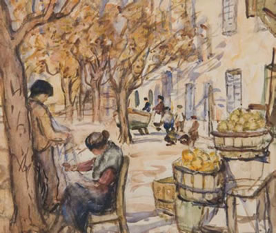 Sample artwork by Maude Burge (1865 - 1957), known for painting - View similar artists and auction records