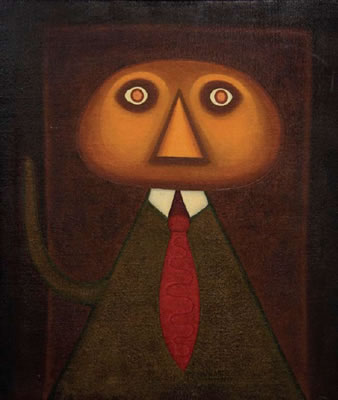Man with Red Tie