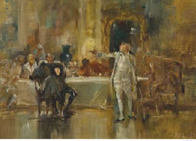 After Dinner Debate by William Henry Pike - Auction record, sale price, and art valuation. Compare with similar artists and explore comparable artworks.