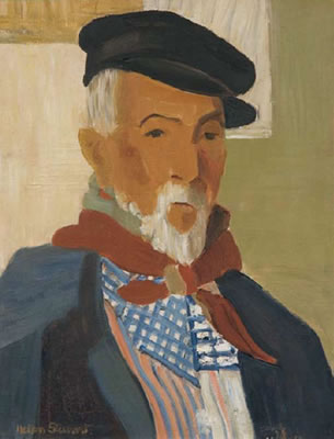 Sample artwork by Helen Mary Stewart (1900 - 1983), known for modernist painting influenced by european and british post-impressionist art, appreciation for the theory of the golden ratio - View similar artists and auction records