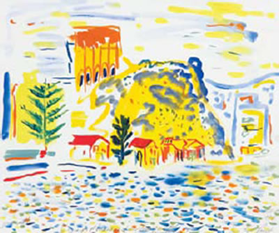 St Gerard's Monastery seen from Oriental Bay (Ode to St Gerard's II) by Sara Tun Pascoe - Auction record, sale price, and art valuation. Compare with similar artists and explore comparable artworks.